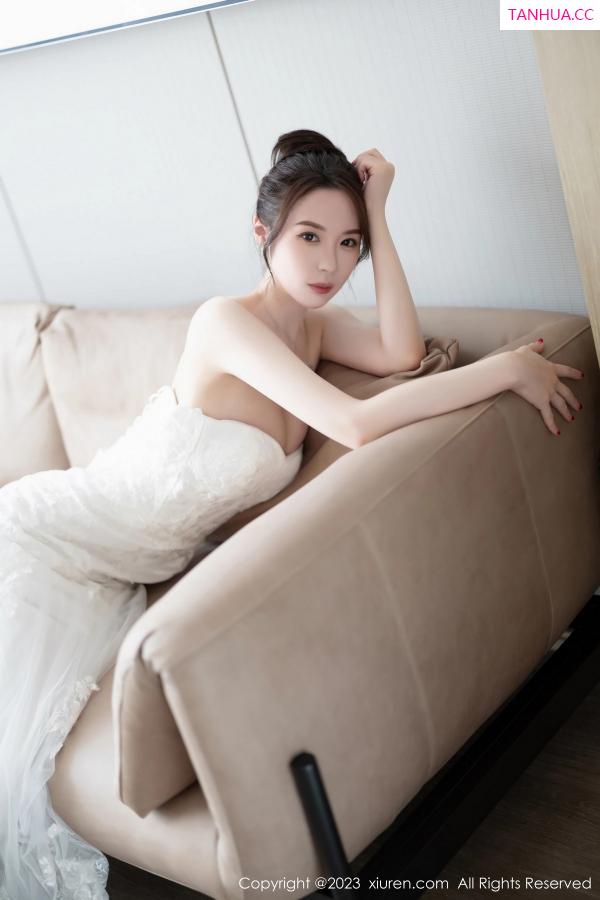 梦心玥  [XiuRen]高清写真图 2023.08.30 No.7310 梦心玥 婚纱美腿第34张图片